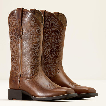Ariat Women|Trends Round Up Remuda Wide Square Toe Western Boot