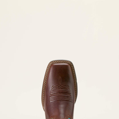 Ariat Women Round Up Filly Wide Square Toe Western Boot