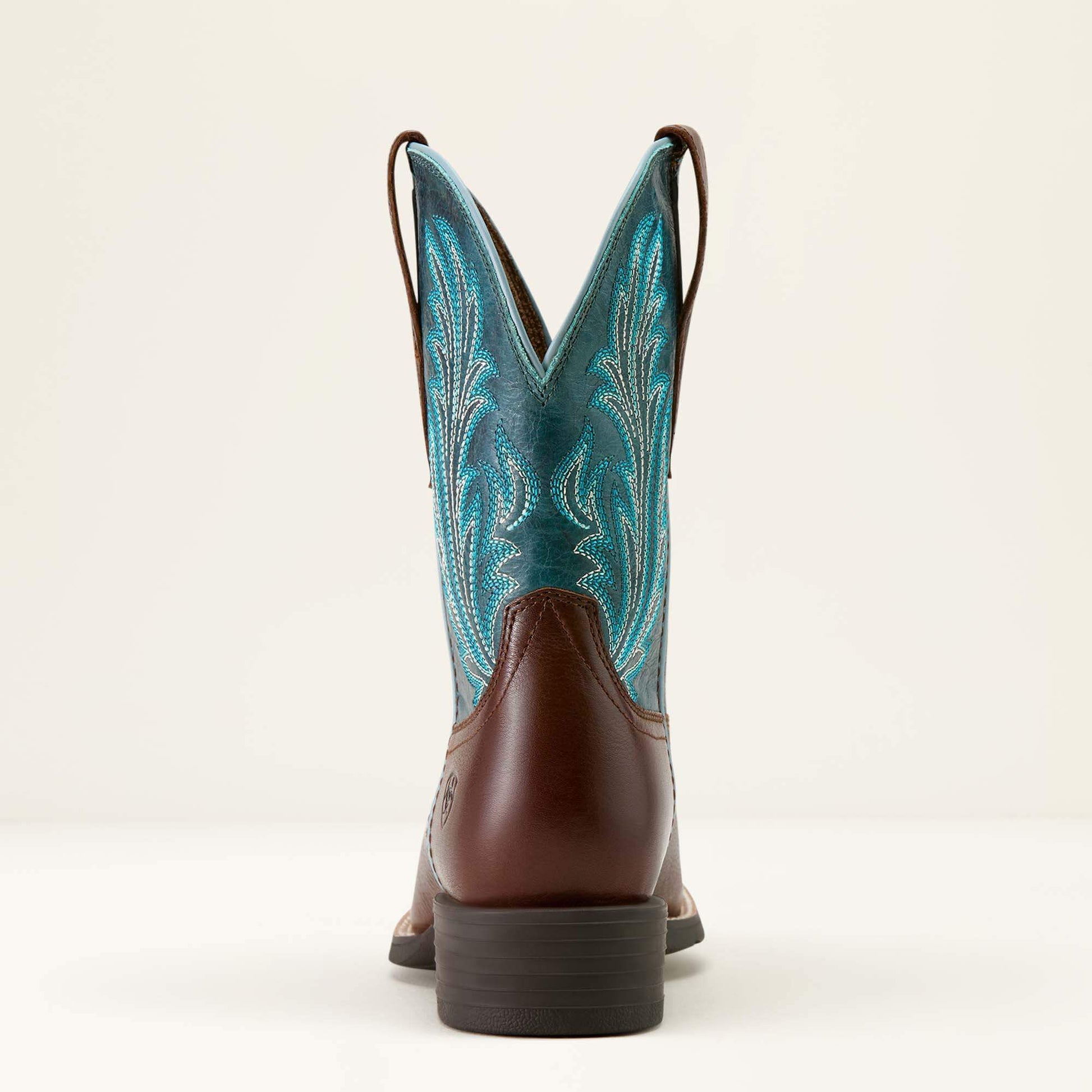 Ariat Women Round Up Filly Wide Square Toe Western Boot