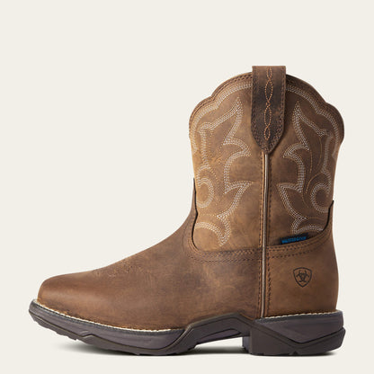 Ariat Women Anthem Shortie II Waterproof Square Toe Western Boot