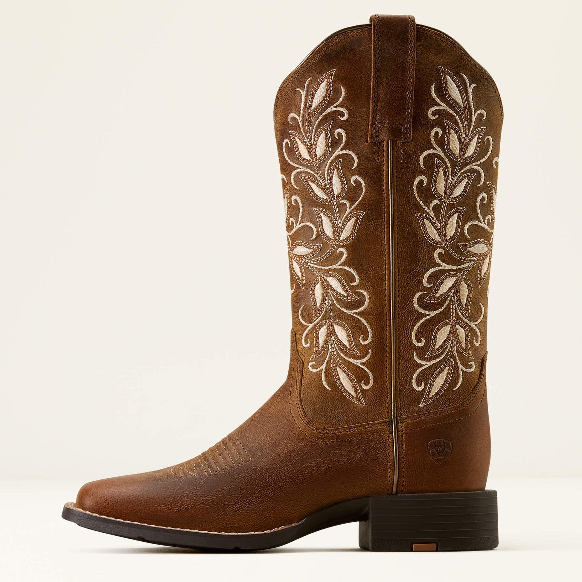 Ariat Women Round Up Holly Wide Square Toe Western Boot