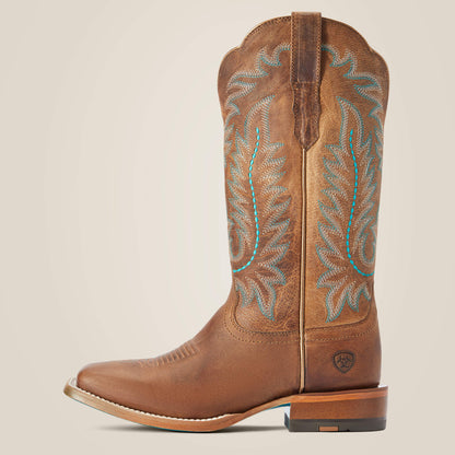Ariat Women Frontier Tilly Wide Square Toe Western Boot