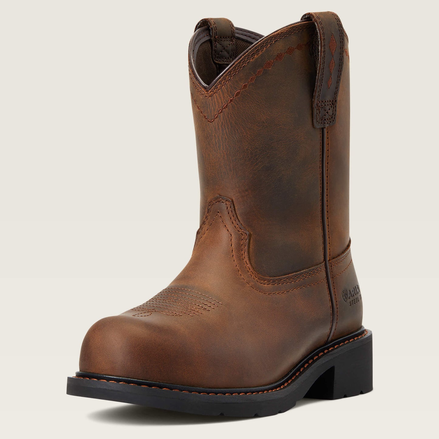 Ariat Women Fatbaby Work Pull-On Steel Toe Work Boot