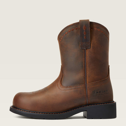 Ariat Women Fatbaby Work Pull-On Steel Toe Work Boot