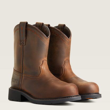 Ariat Women Fatbaby Work Pull-On Steel Toe Work Boot