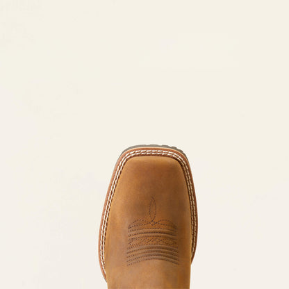 Ariat Women Hybrid Ranchwork Wide Square Toe Western Boot