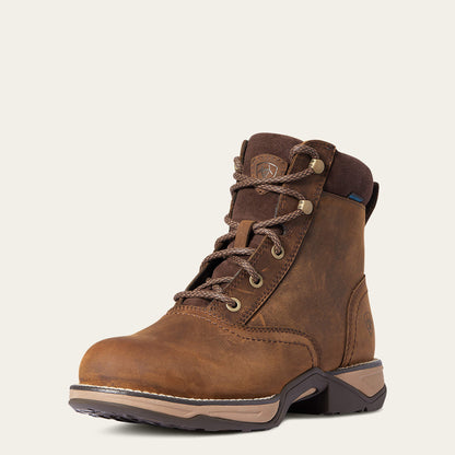 Ariat Women Anthem Round Toe Lacer Waterproof Boot