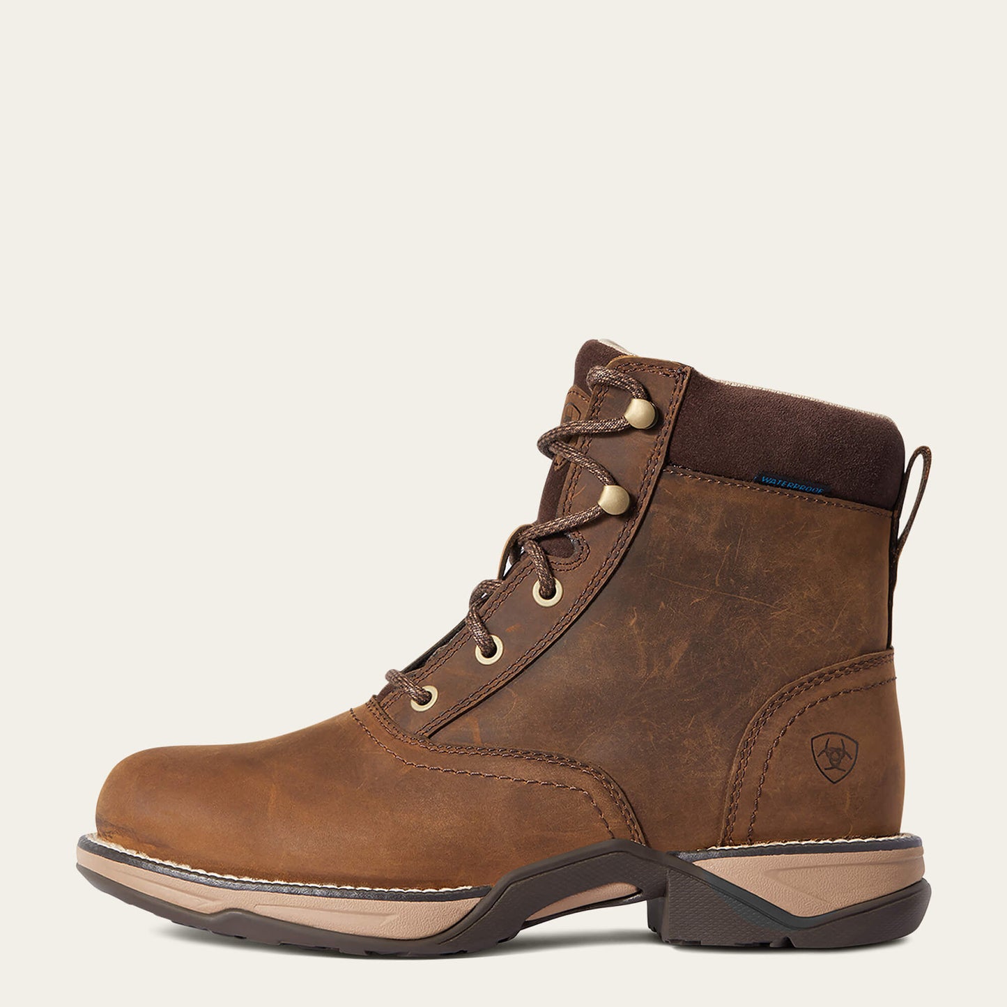 Ariat Women Anthem Round Toe Lacer Waterproof Boot