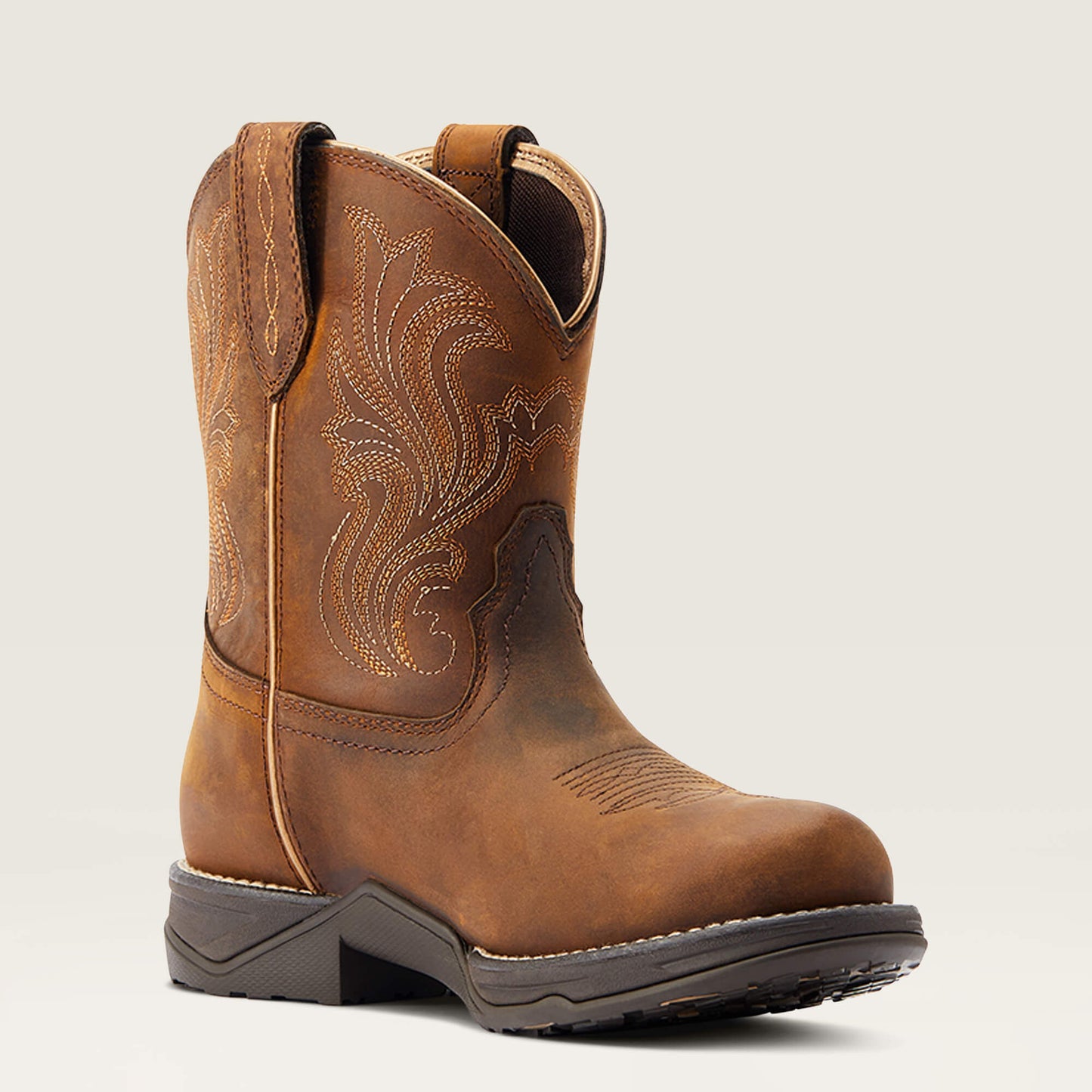 Ariat Women Anthem Round Toe Shortie Waterproof Western Boot