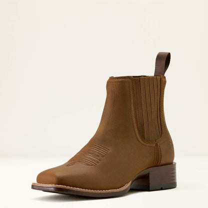 Ariat Women Booker Chelsea Wide Square Toe Western Boot