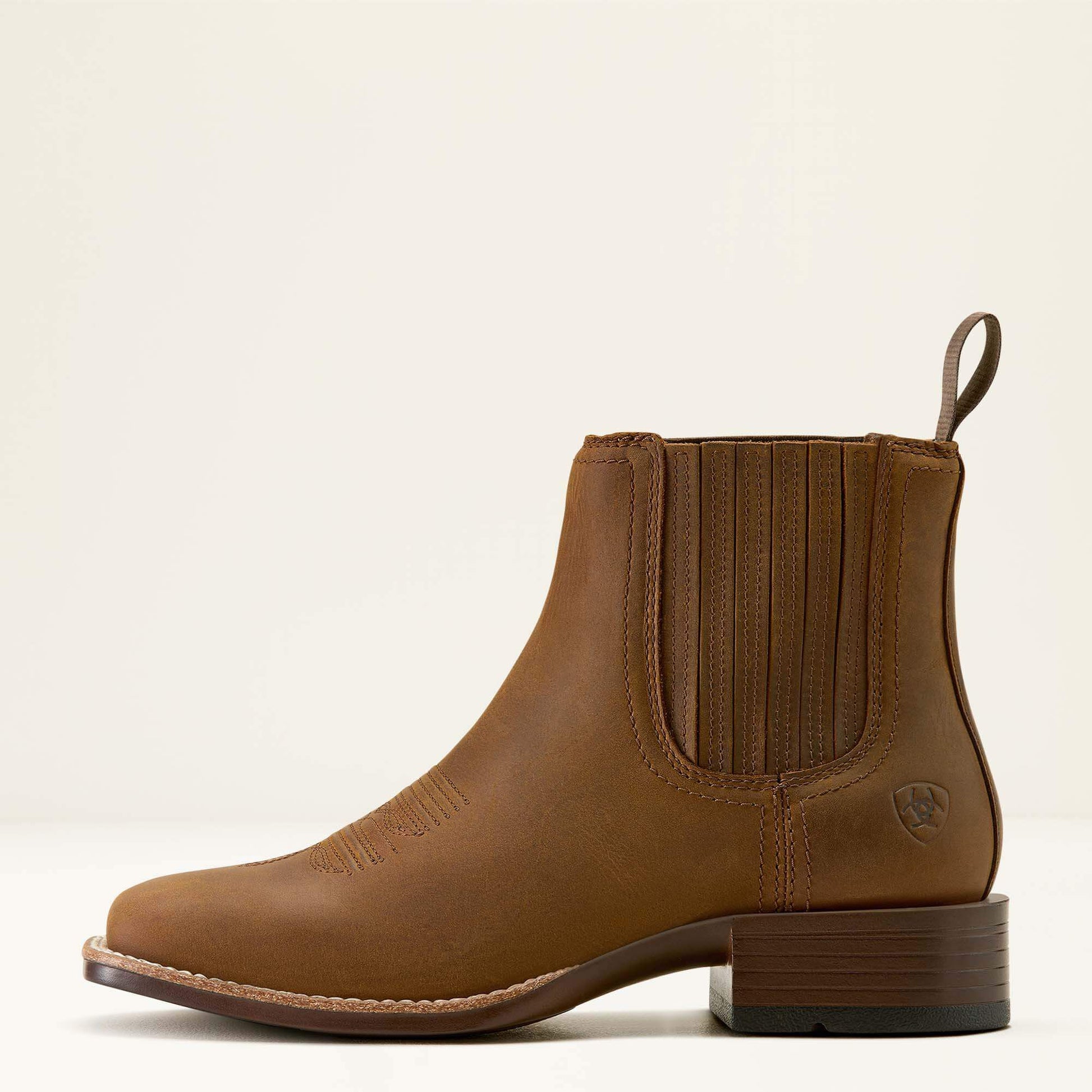 Ariat Women Booker Chelsea Wide Square Toe Western Boot