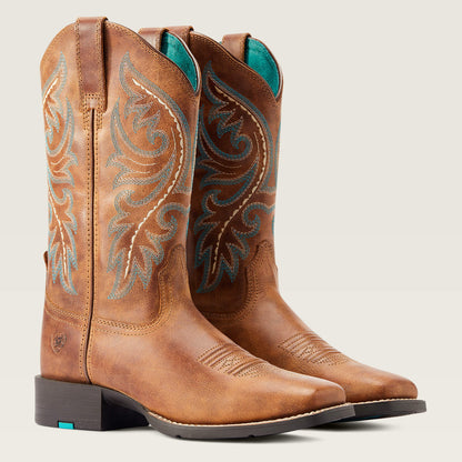 Ariat Women Round Up Back Zip Western Boot