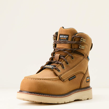 Ariat Women Rebar Wedge Moc Toe Waterproof Composite Toe Work Boot