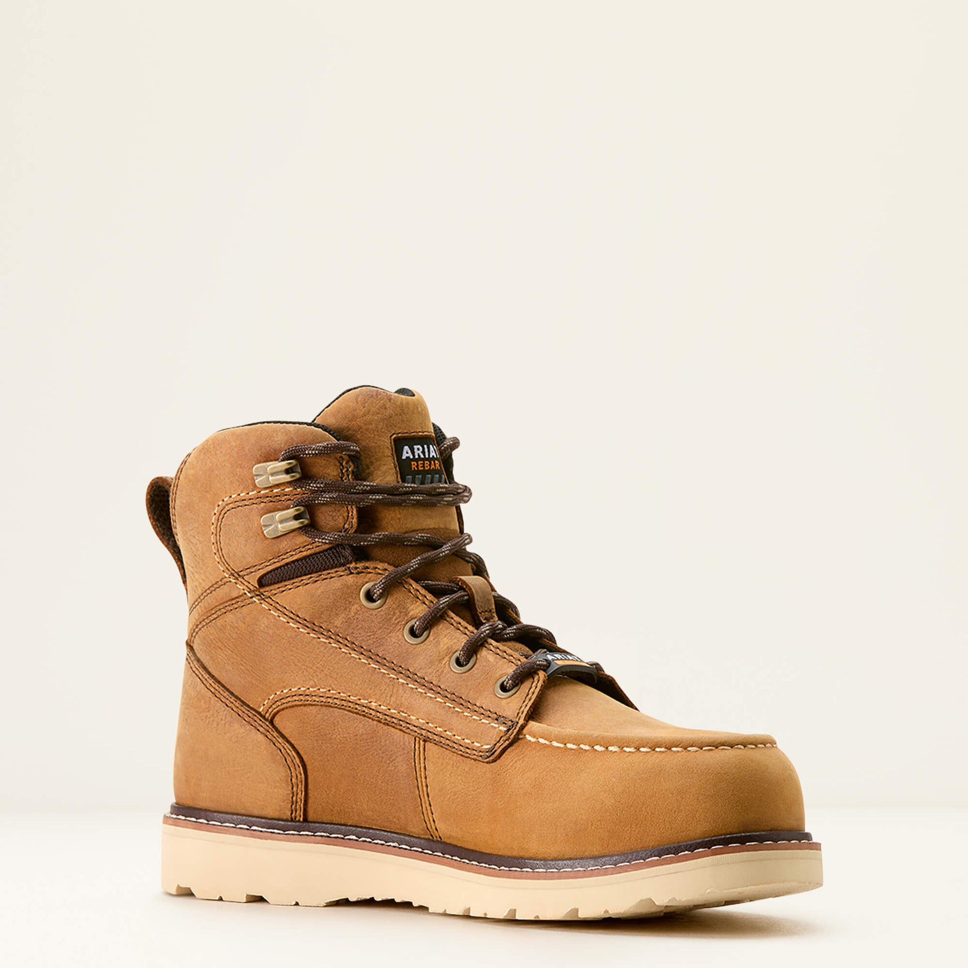 Ariat Women Rebar Wedge Moc Toe Waterproof Composite Toe Work Boot