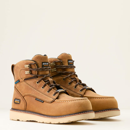 Ariat Women Rebar Wedge Moc Toe Waterproof Composite Toe Work Boot