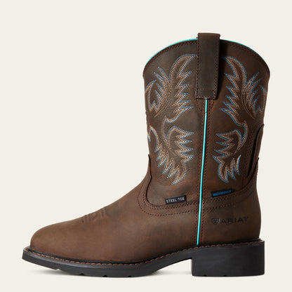 Ariat Women Krista Waterproof Steel Toe Work Boot