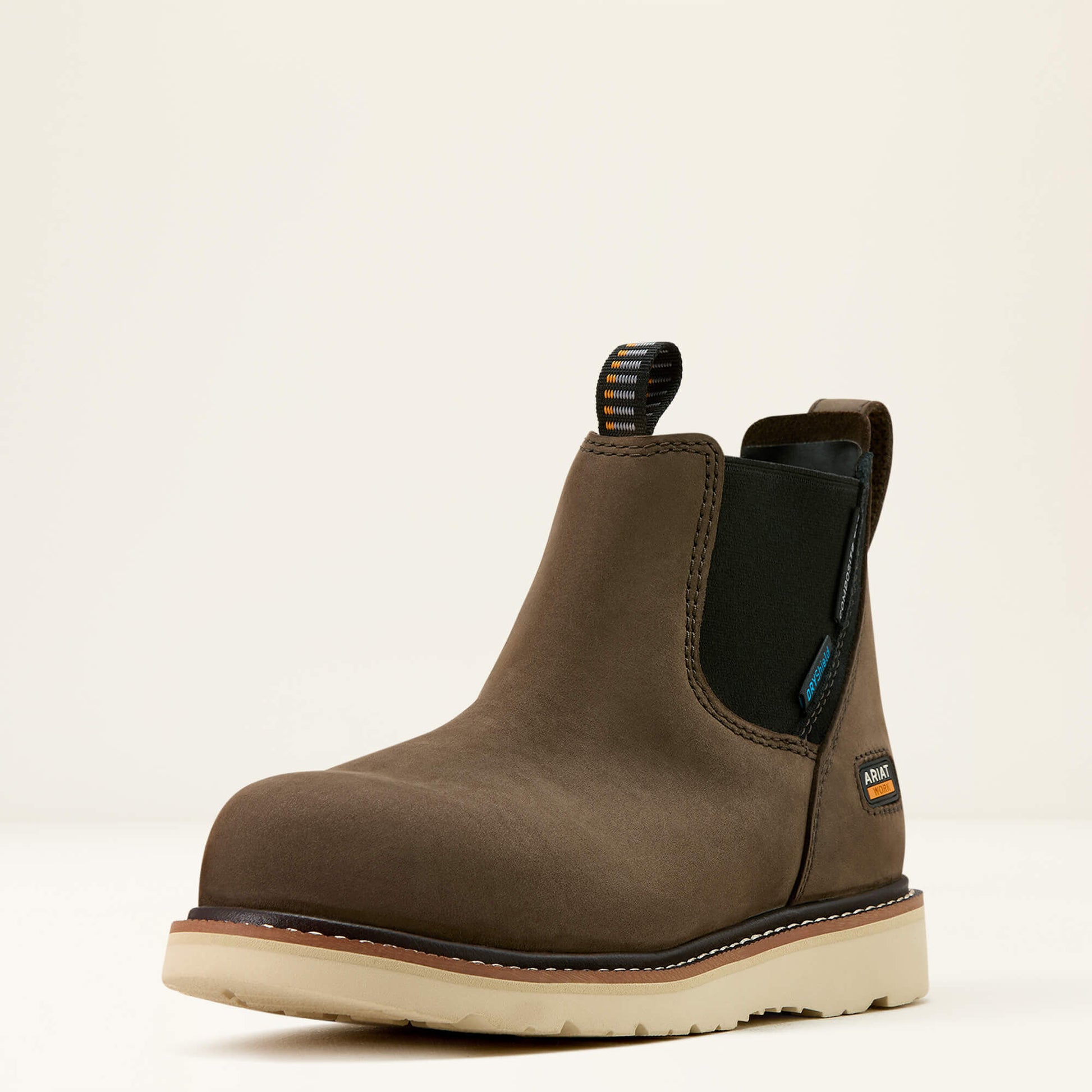 Ariat Women Rebar Wedge Chelsea Waterproof Composite Toe Work Boot