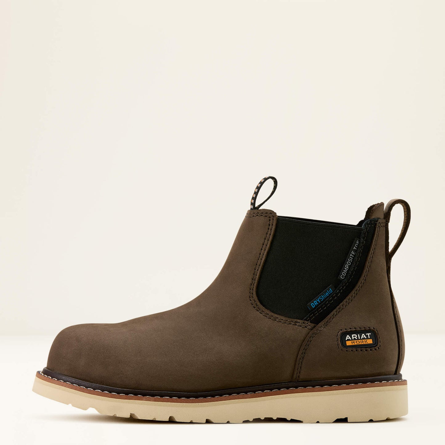 Ariat Women Rebar Wedge Chelsea Waterproof Composite Toe Work Boot