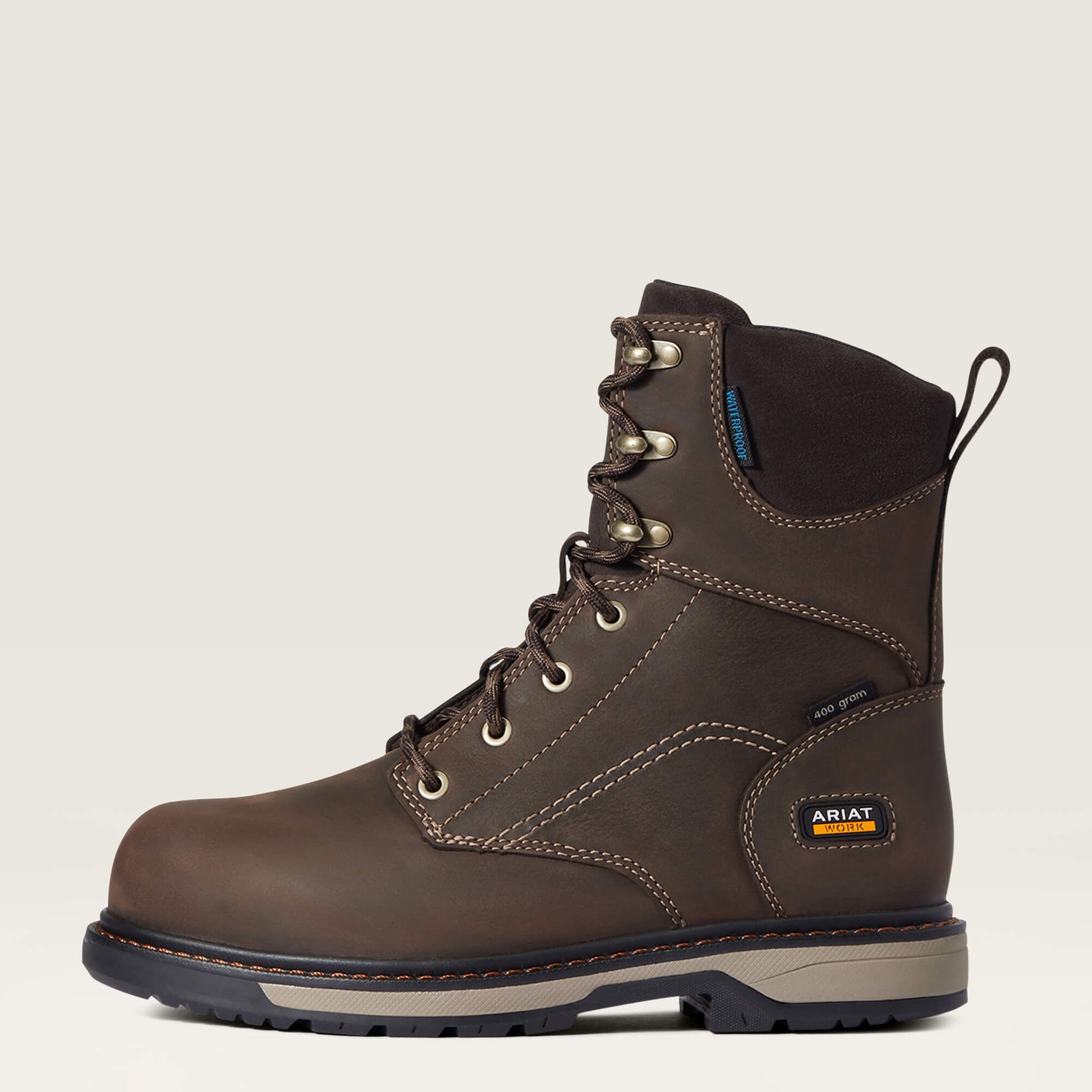 Ariat Women Riveter 8" CSA Glacier Grip Waterproof 400g Composite Toe Work Boot