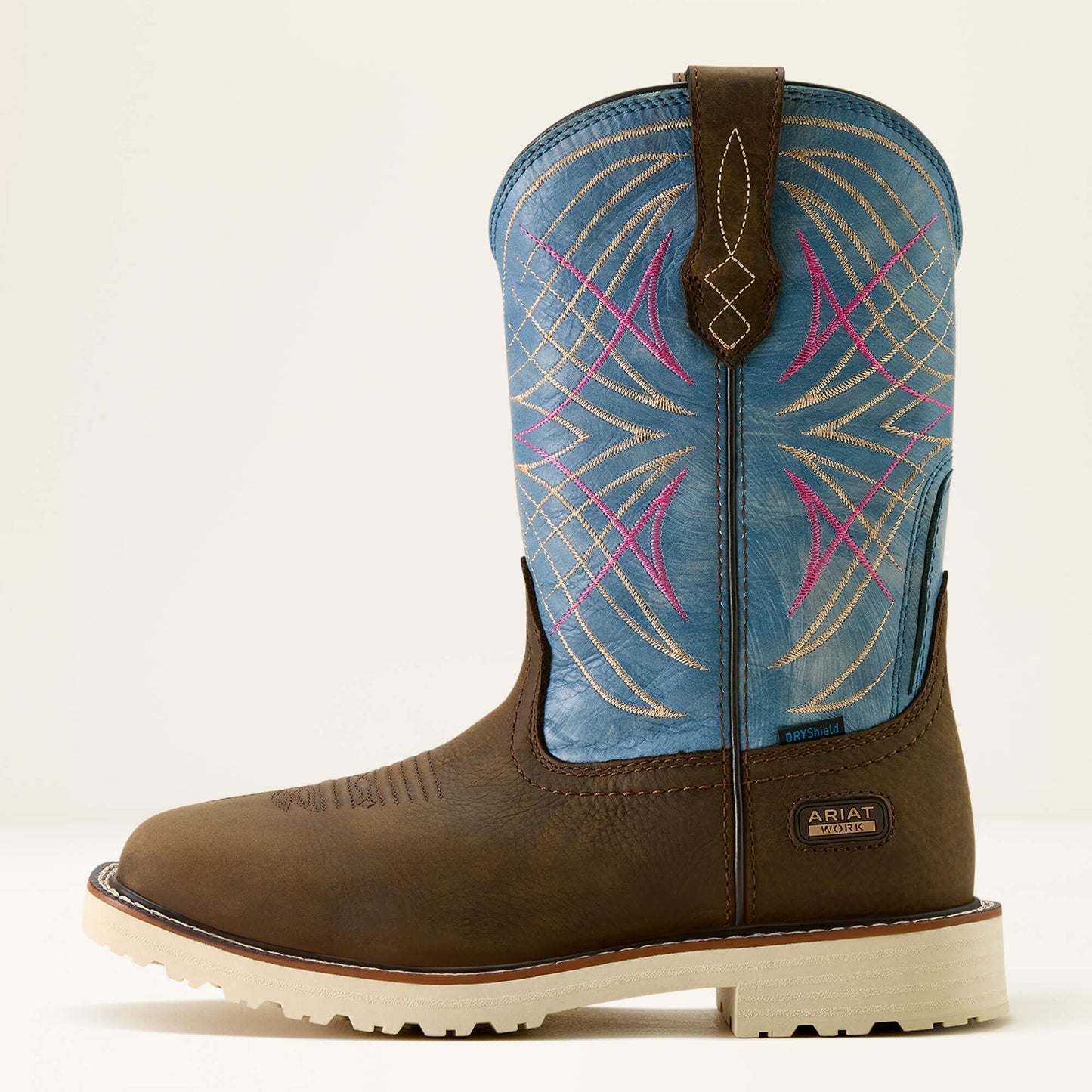 Ariat Women Activator Waterproof Wide Square Toe Work Boot