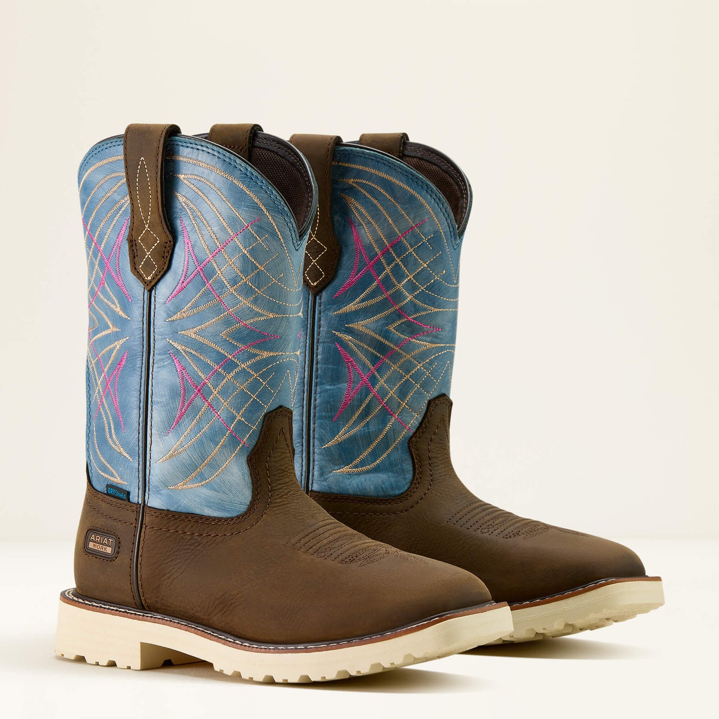 Ariat Women Activator Waterproof Wide Square Toe Work Boot