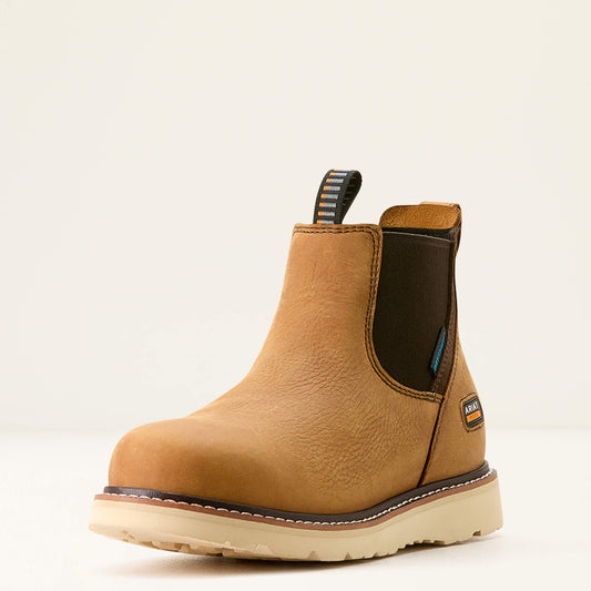 Ariat Women Rebar Wedge Chelsea Waterproof Work Boot