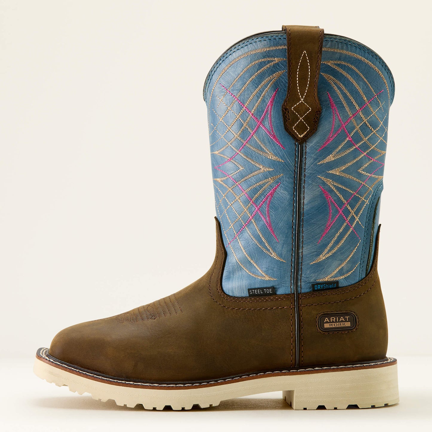 Ariat Women Activator Waterproof Wide Square Toe Steel Toe Work Boot