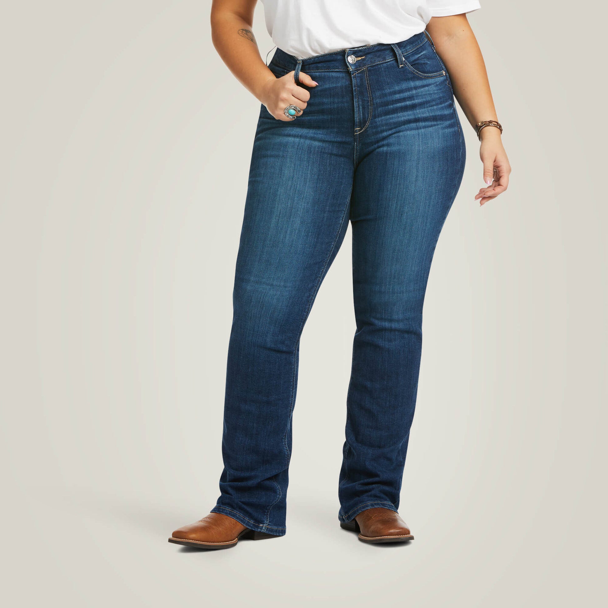 Ariat Women|Trends R.E.A.L. Perfect Rise Abby Straight Jean