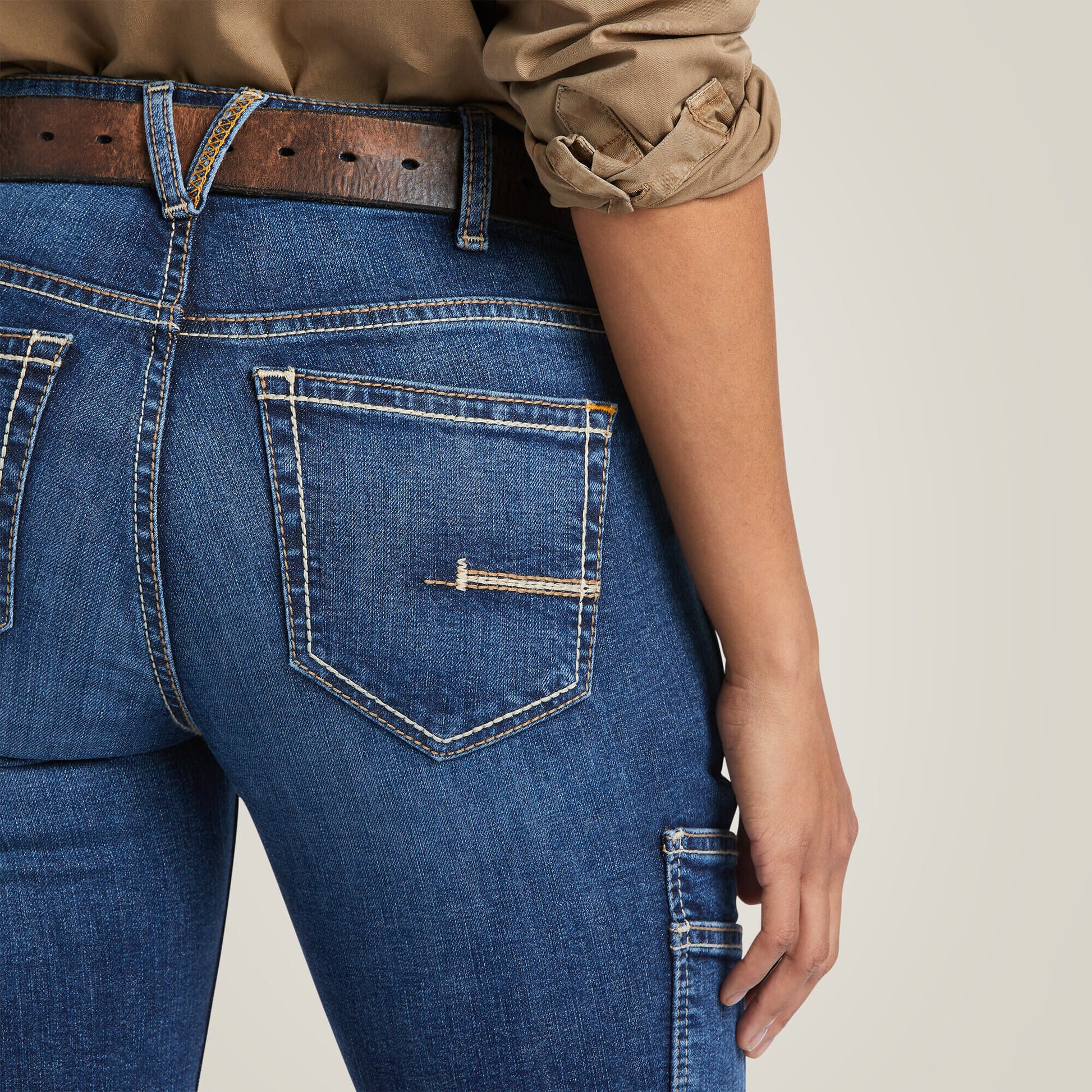 Ariat Women Rebar Work Flex Perfect Rise Riveter Boot Cut Jean