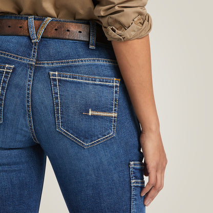 Ariat Women Rebar Work Flex Perfect Rise Riveter Boot Cut Jean