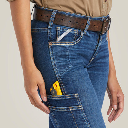 Ariat Women Rebar Work Flex Perfect Rise Riveter Boot Cut Jean