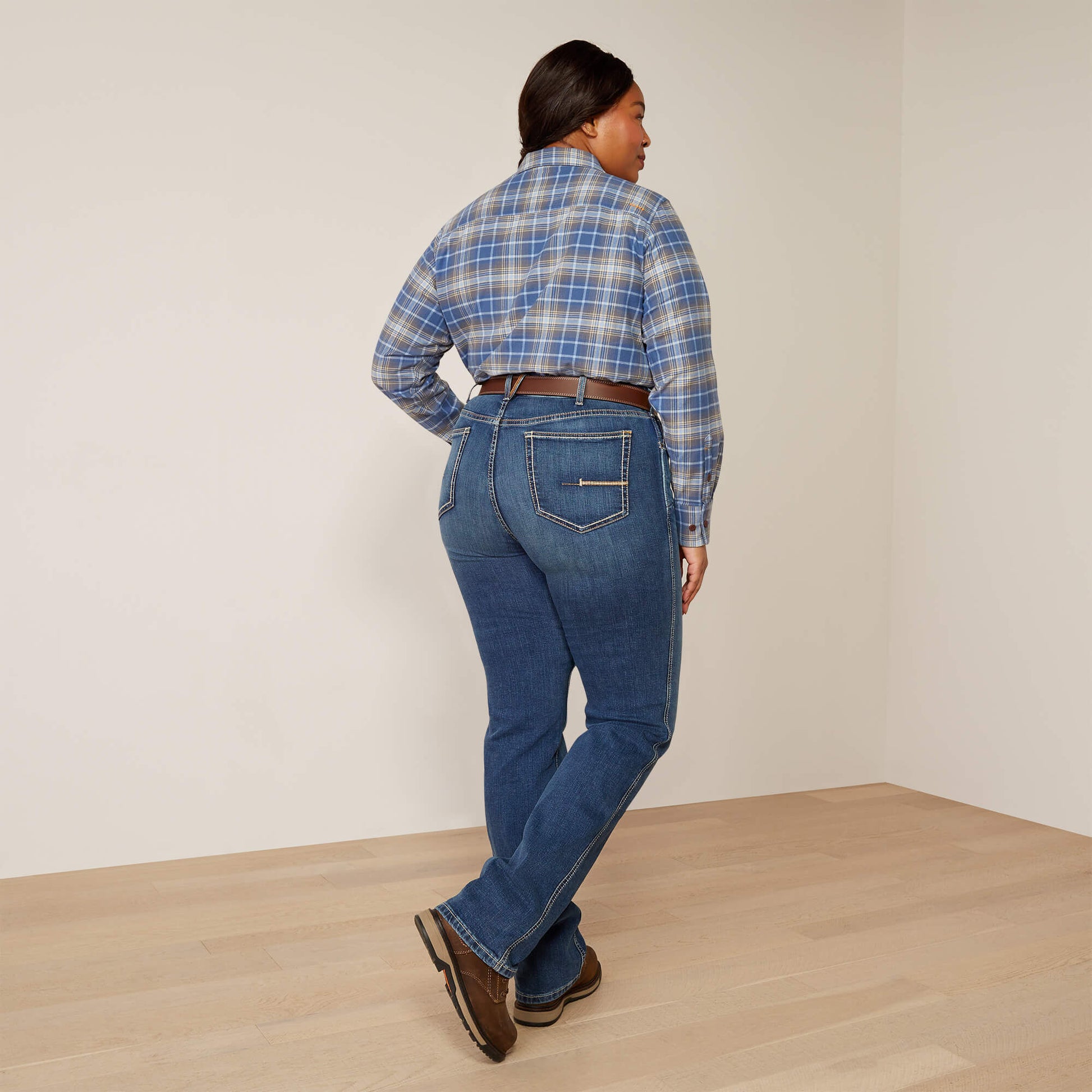 Ariat Women Rebar High Rise Riveter Straight Jean