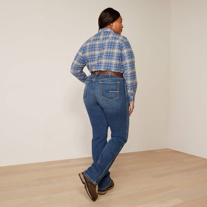 Ariat Women Rebar High Rise Riveter Straight Jean