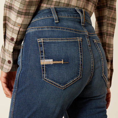 Ariat Women Rebar High Rise Riveter Straight Jean