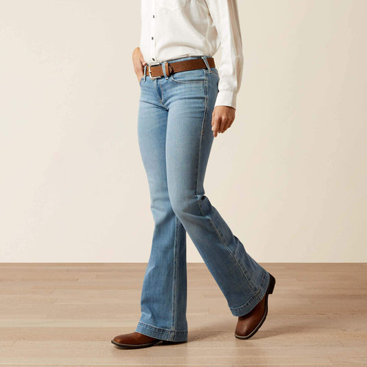 Ariat Women|Trends Mid Rise Giovana Leg Slim Trouser Jeans