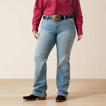 Ariat Women|Trends Mid Rise Giovana Leg Slim Trouser Jeans