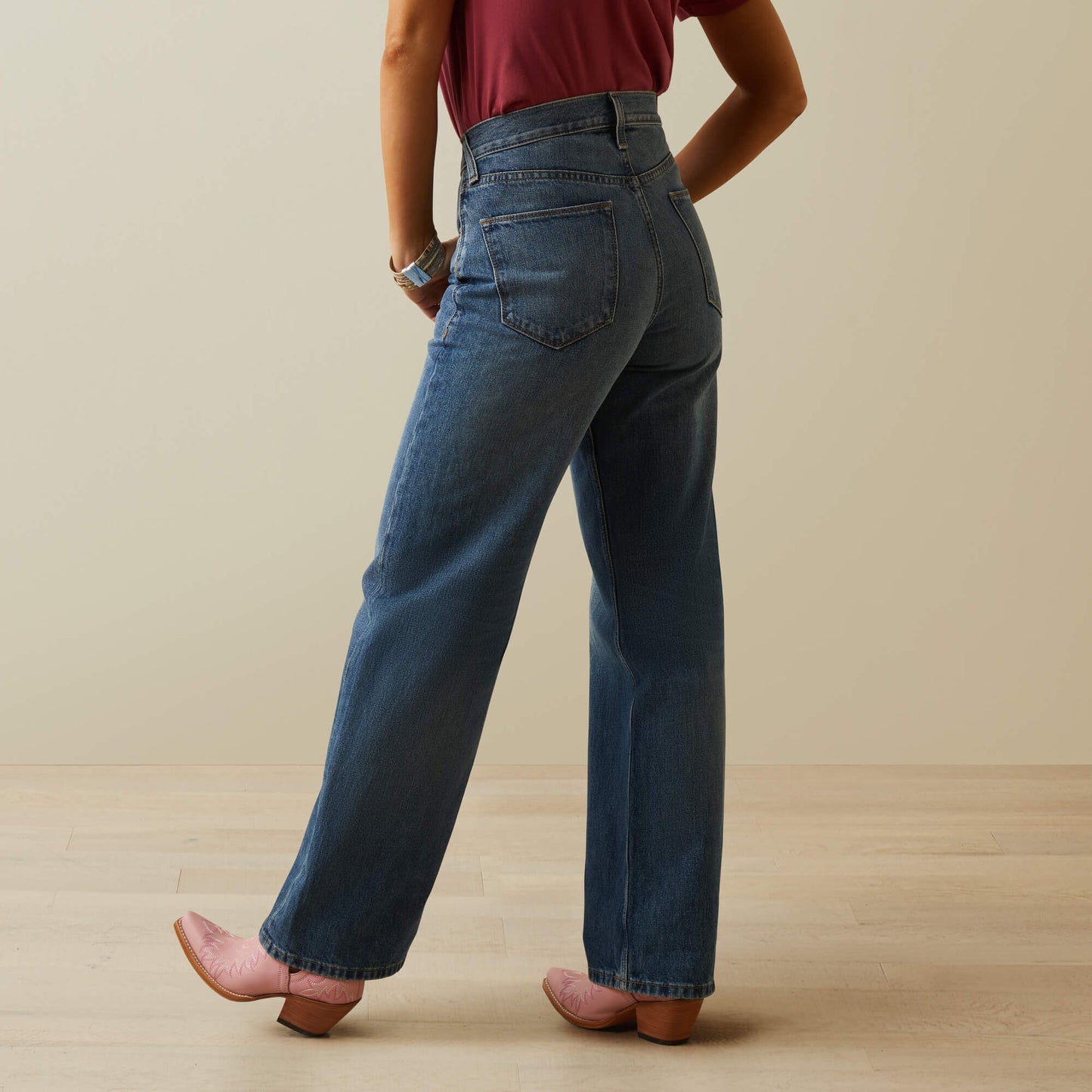 Ariat Women|Trends Ultra High Rise Tomboy Wide Jean