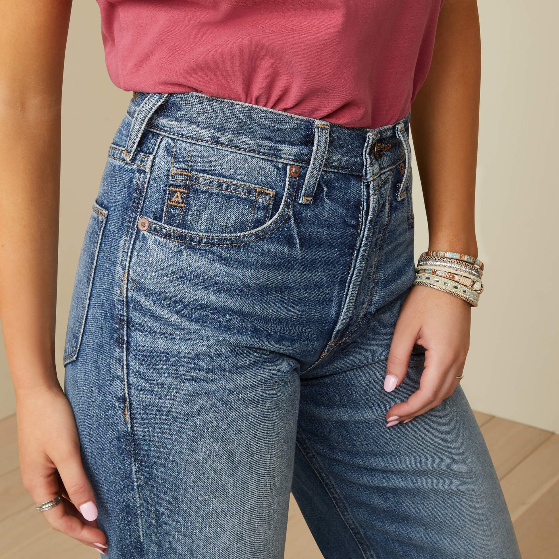 Ariat Women|Trends Ultra High Rise Tomboy Wide Jean