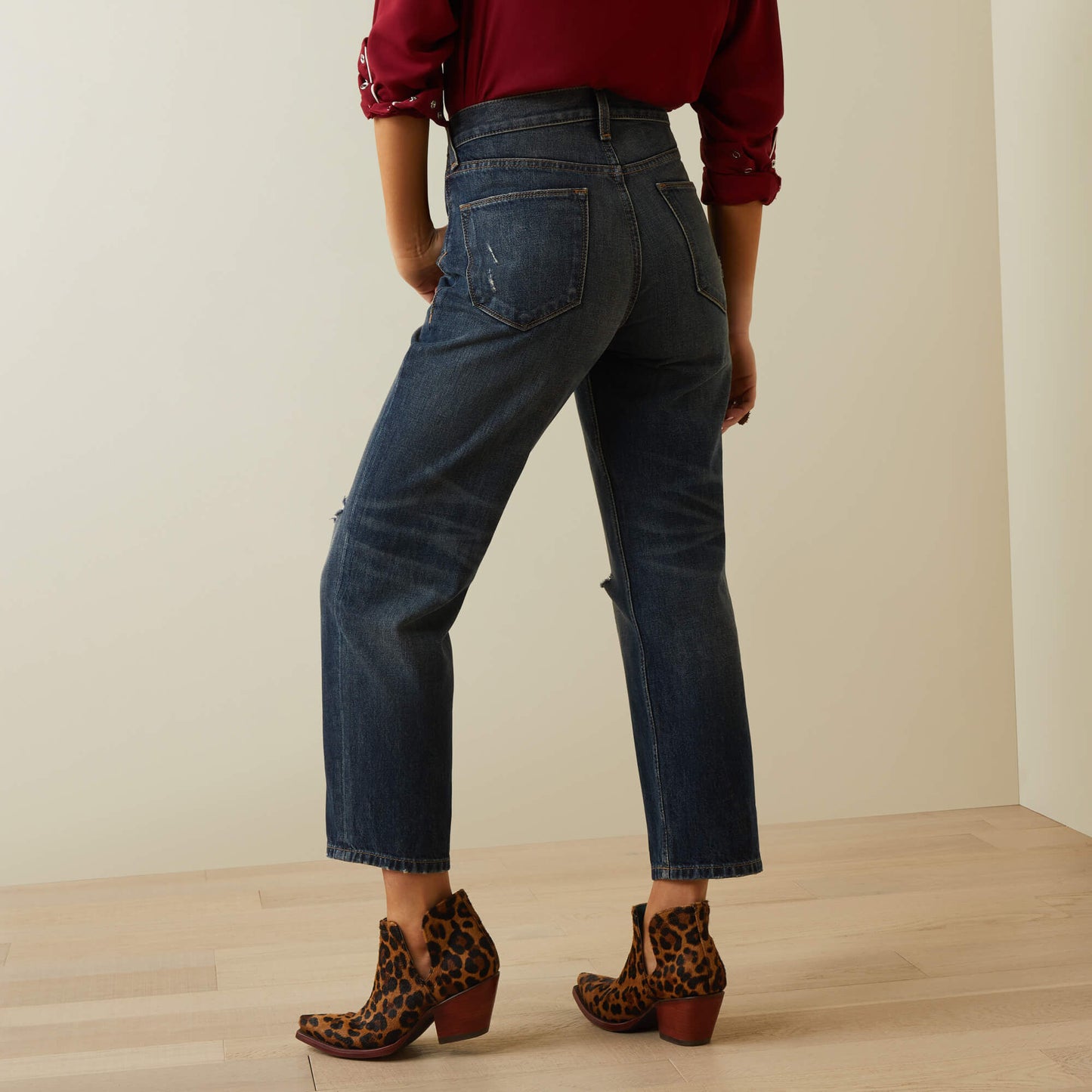 Ariat Women Ultra High Rise Tomboy Straight Jean