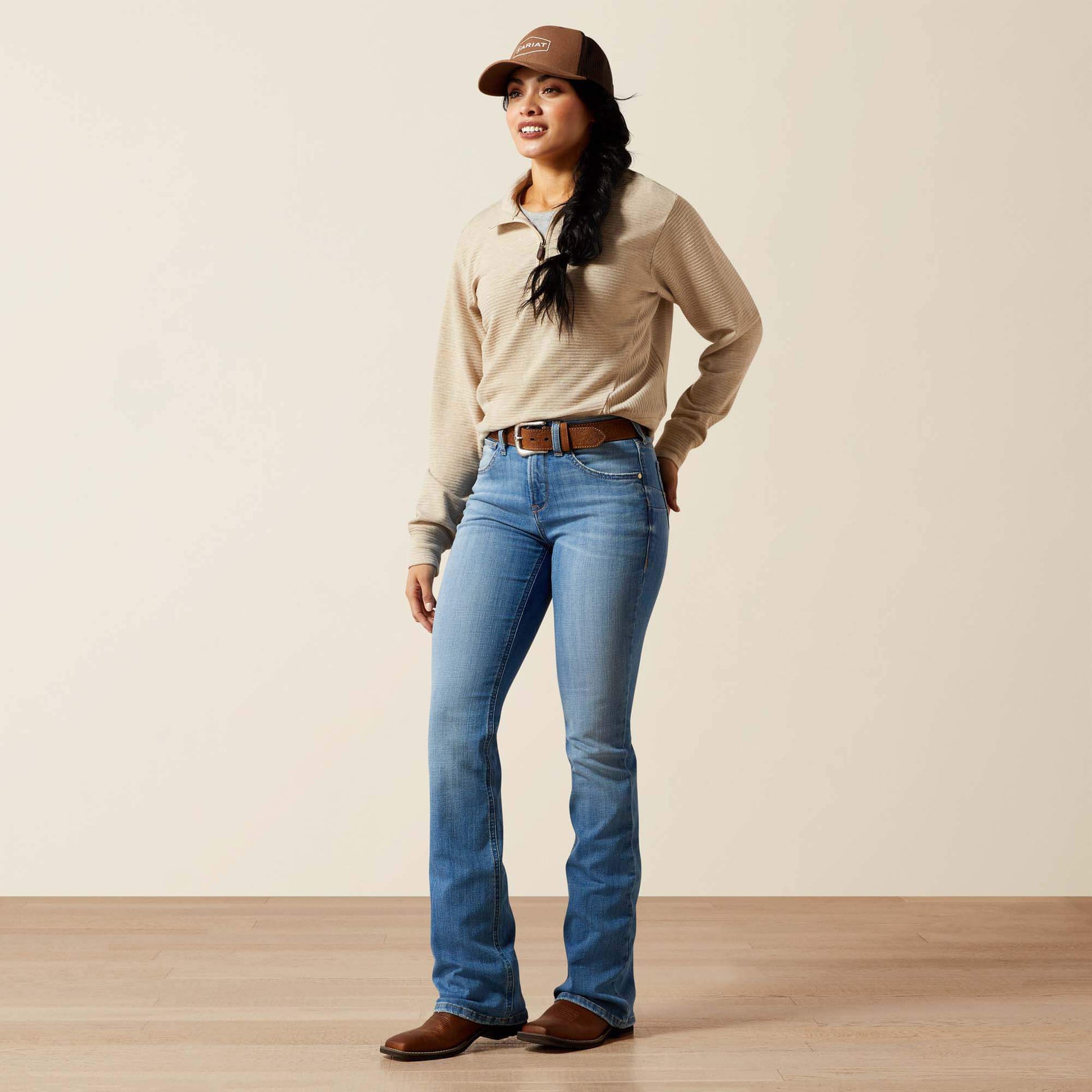 Ariat Women|Trends High Rise Camellia Boot Cut Jean