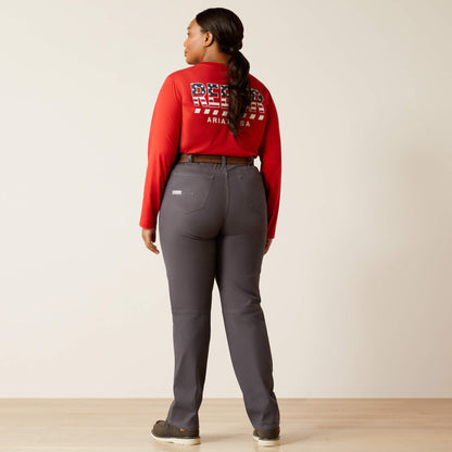 Ariat Women Rebar Perfect Rise Made Tough Straight Pant