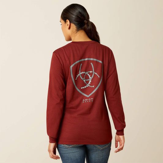 Ariat Women Rebar Cotton Strong Workshop Logo T-Shirt