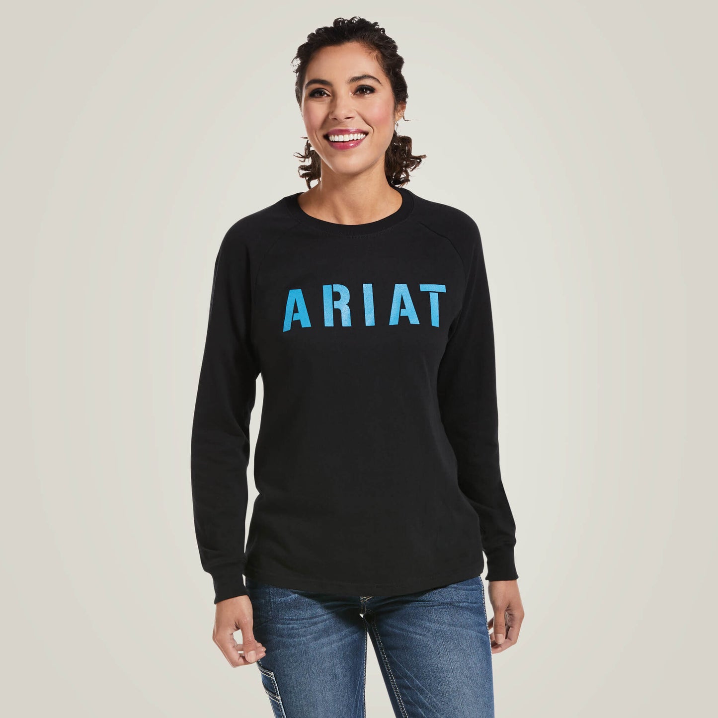 Ariat Women Rebar Cotton Strong Block T-Shirt