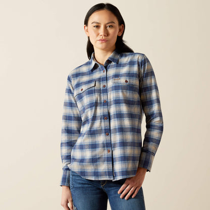 Ariat Women Rebar Flannel DuraStretch Work Shirt