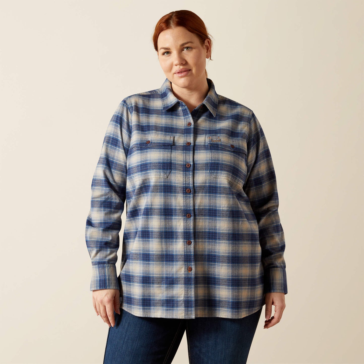 Ariat Women Rebar Flannel DuraStretch Work Shirt