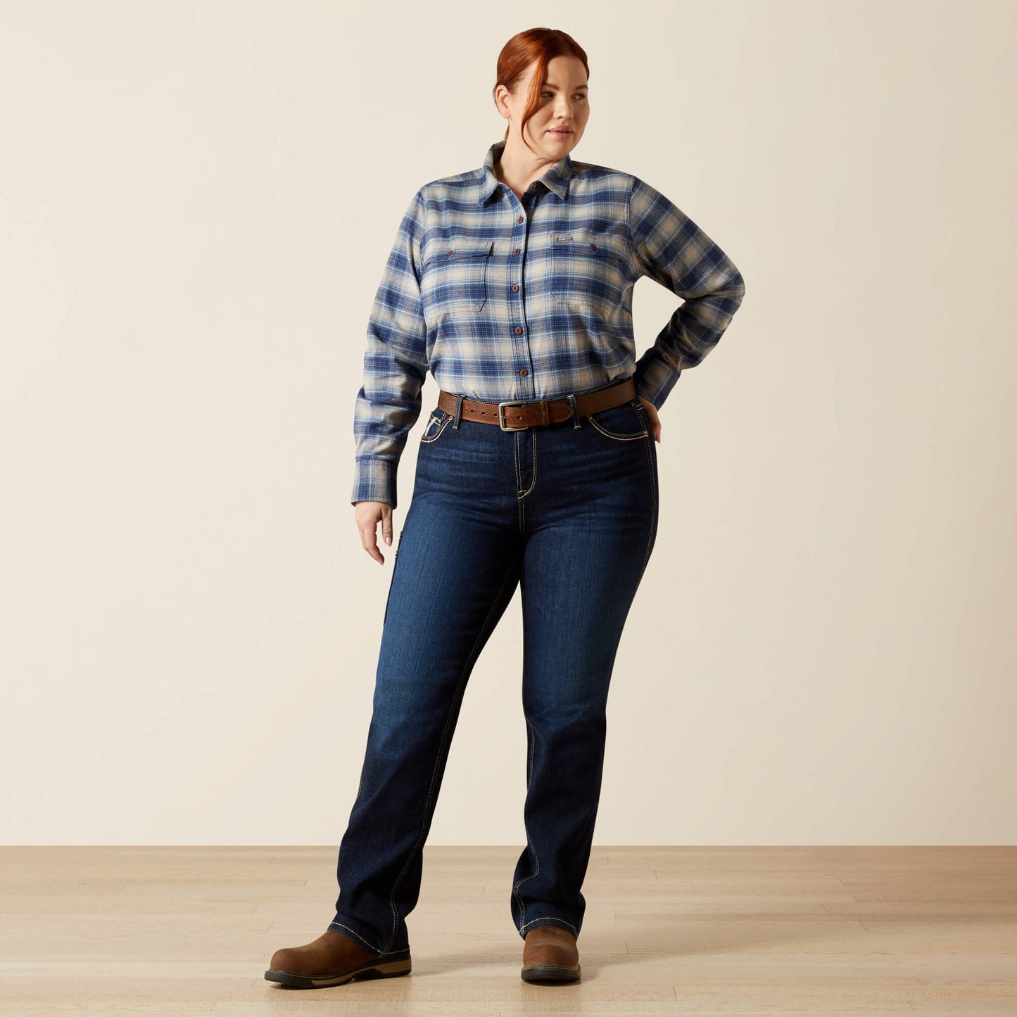 Ariat Women Rebar Flannel DuraStretch Work Shirt