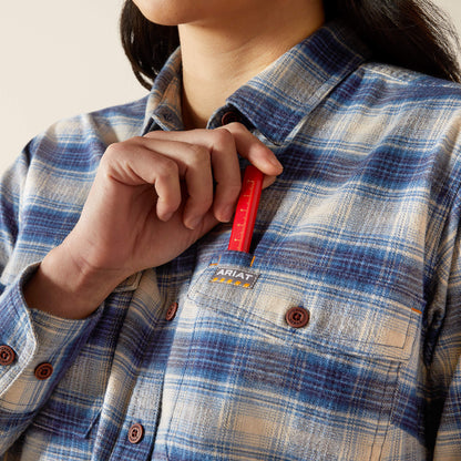 Ariat Women Rebar Flannel DuraStretch Work Shirt