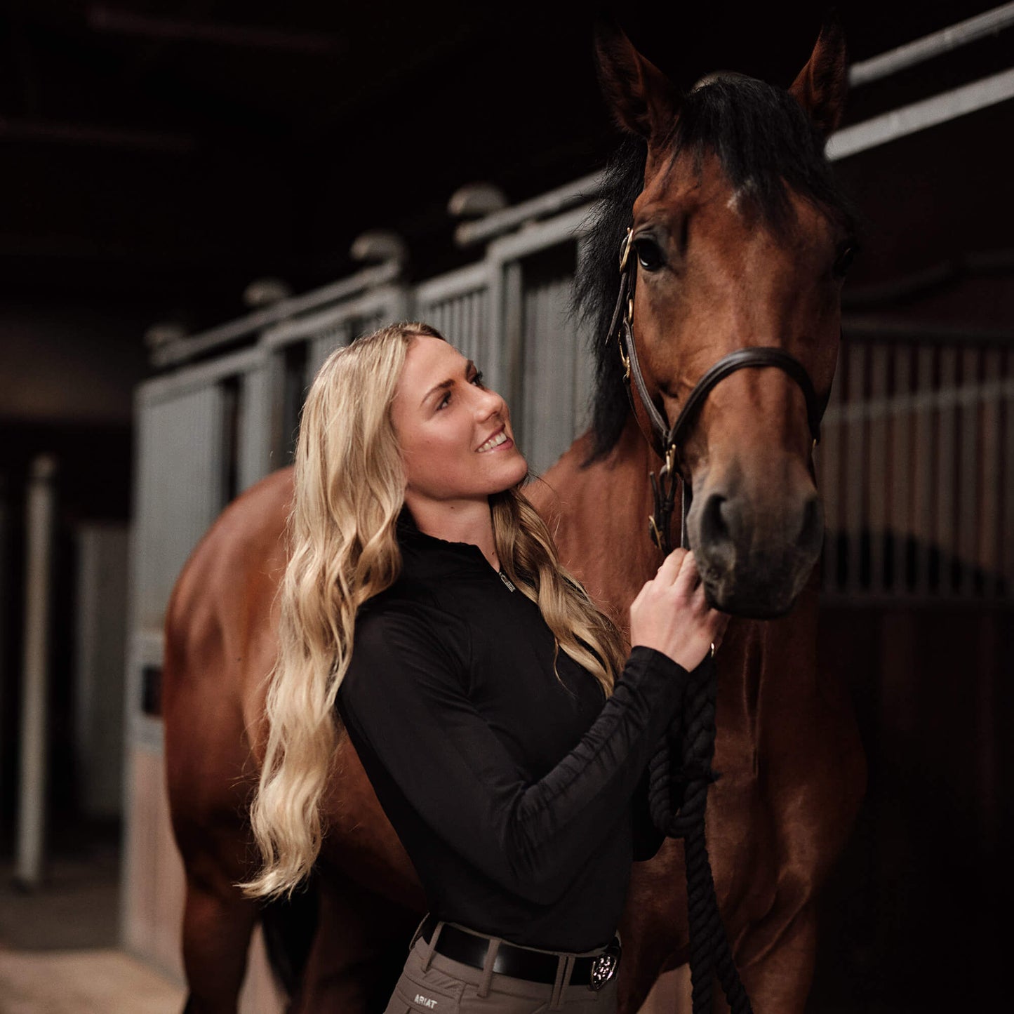 Ariat Women|Trends Sunstopper 3.0 1/4 Zip Baselayer