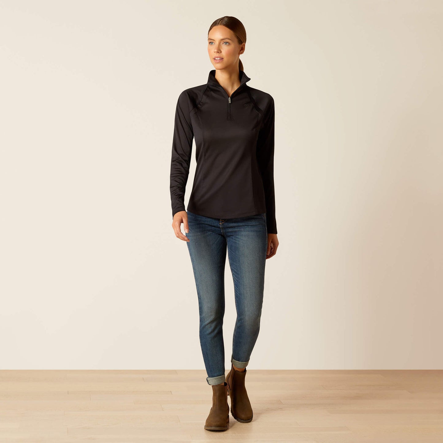 Ariat Women|Trends Sunstopper 3.0 1/4 Zip Baselayer