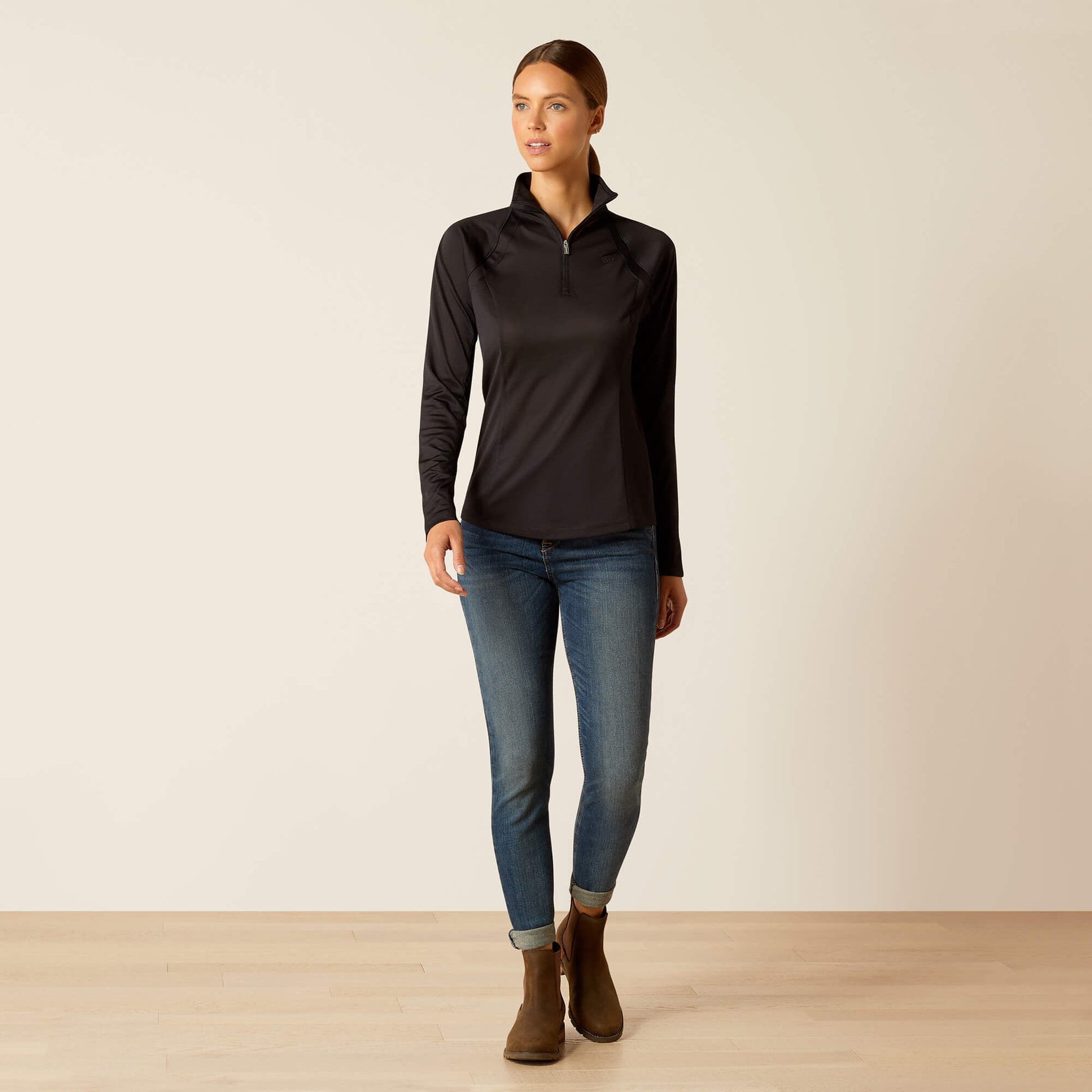 Ariat Women|Trends Sunstopper 3.0 1/4 Zip Baselayer